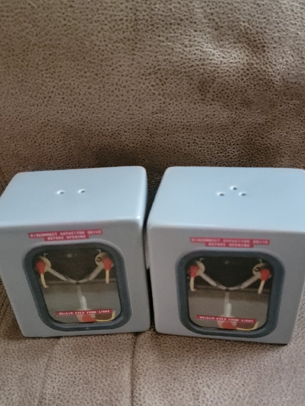 Flux Capacitor Salt & Pepper Shakers